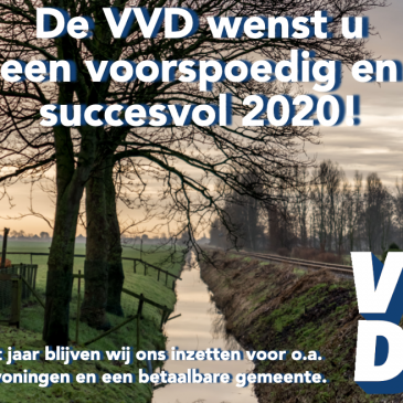 VVD wenst u een voorspoedig  en succesvol 2020!